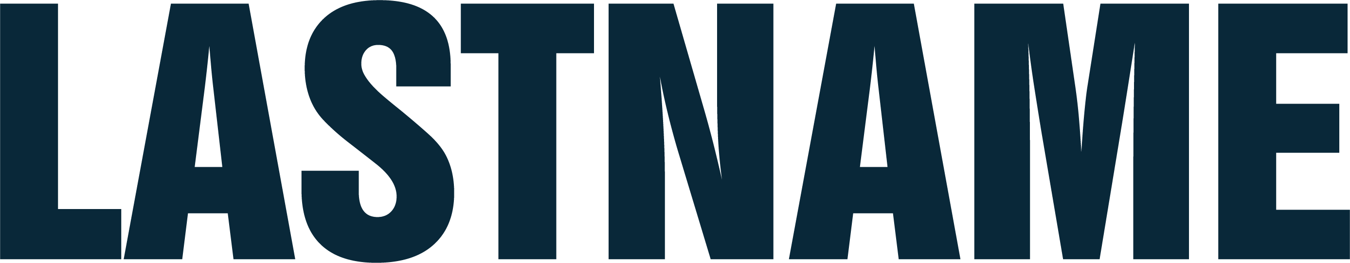 Swiss Font Text - Navy