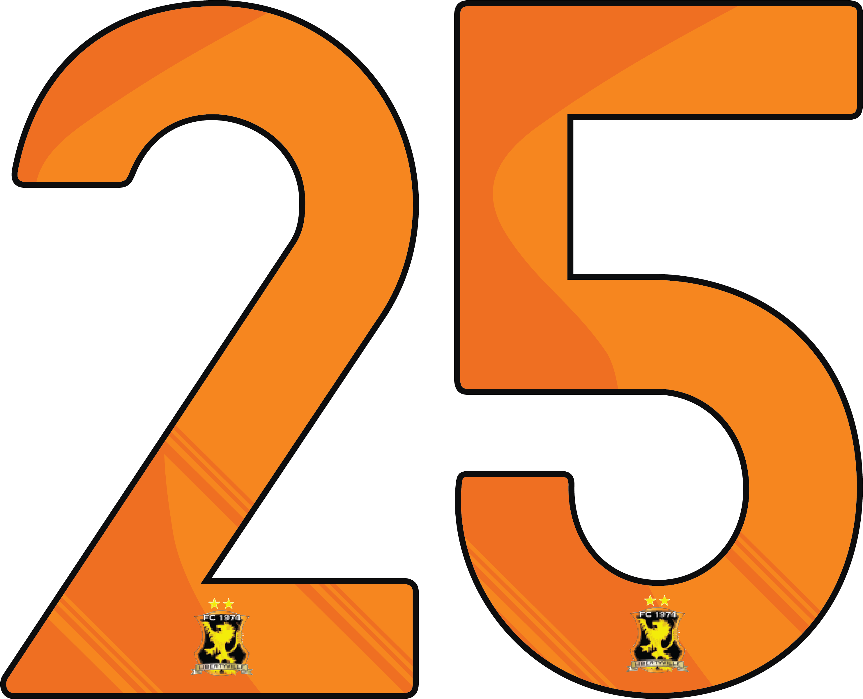 GLSA Numbers 8in Orange