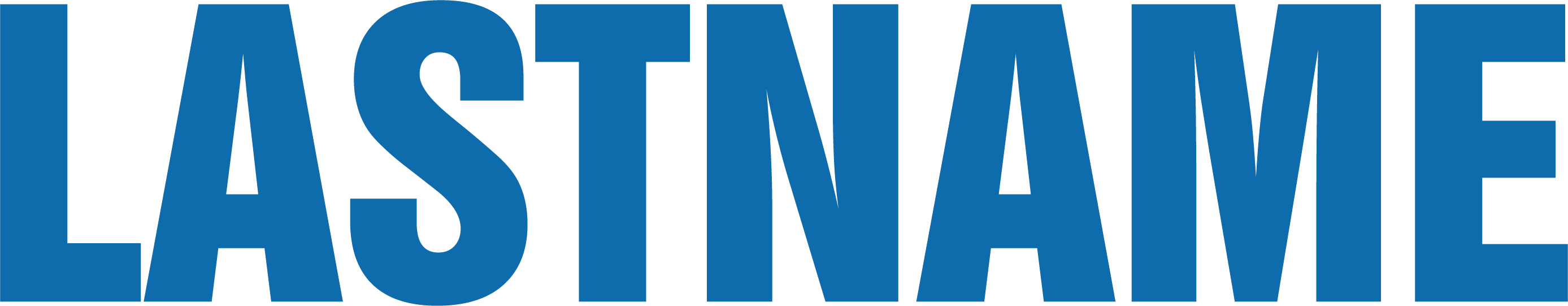 Swiss Font Text - Hero Blue