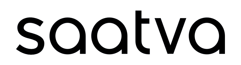 The word "saatva" in lowercase black sans-serif font on a white background.