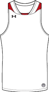 Under Armour Fury 2 Jersey - White/Red UKJ132M-WHITE/RED