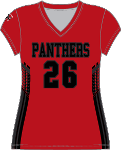 Alleson Women's Cap Sleeve Lacrosse Jersey - Red