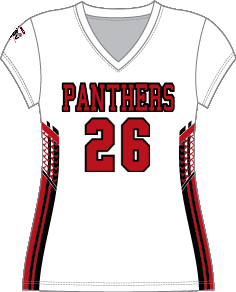 Alleson Women's Cap Sleeve Lacrosse Jersey - White