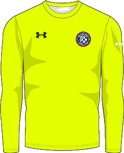 Under Armour AF L/S Goalkeeper Jersey Chelsea Piers NY - Fluorescent Yellow UJUJG5M-CPNY-FLUOYELL