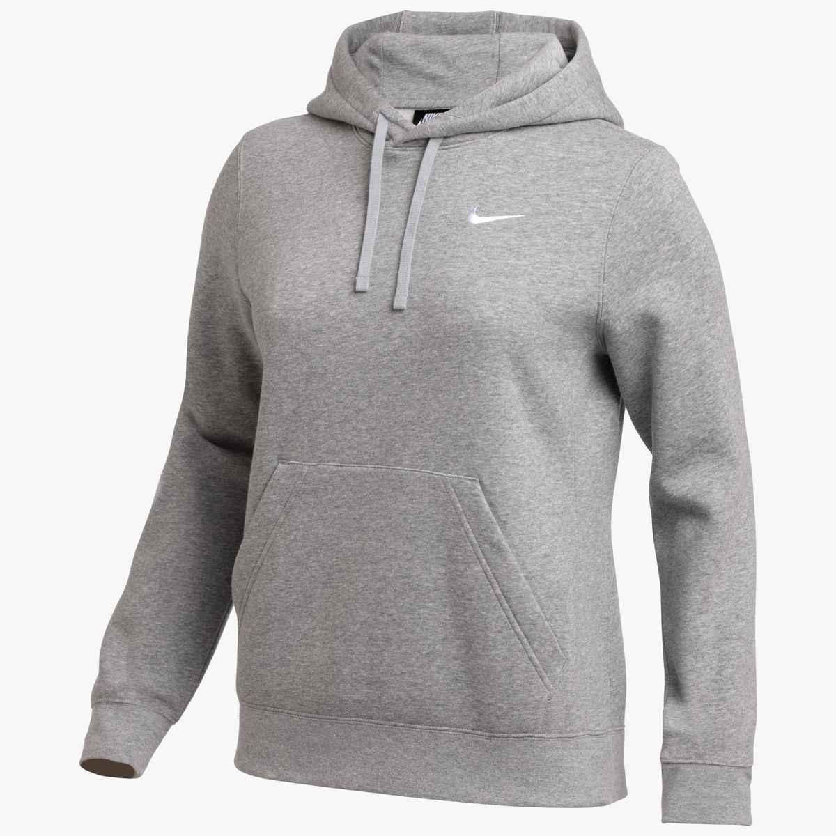Nike Women's Team Club Fleece Hoodie - Dark Grey Heather CJ1789-063