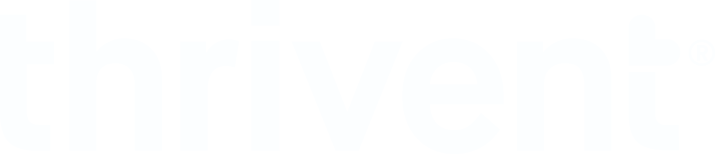 The image shows the logo for the company **Thrivent**, featuring the word "thrivent" written in a stylized, lowercase white font.