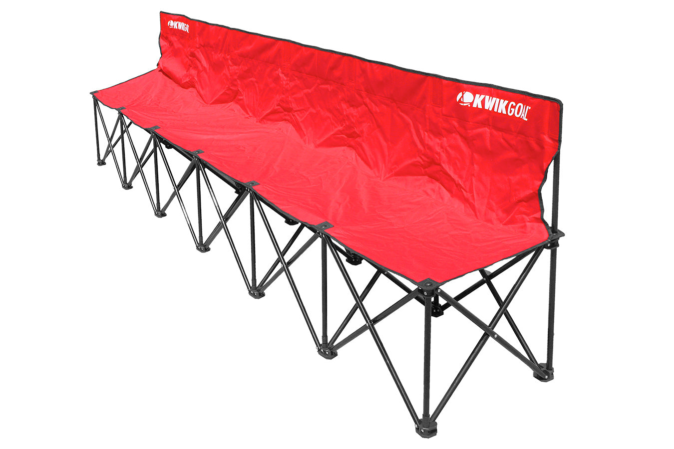 Kwik Goal 6-Seat Kwik Bench Red