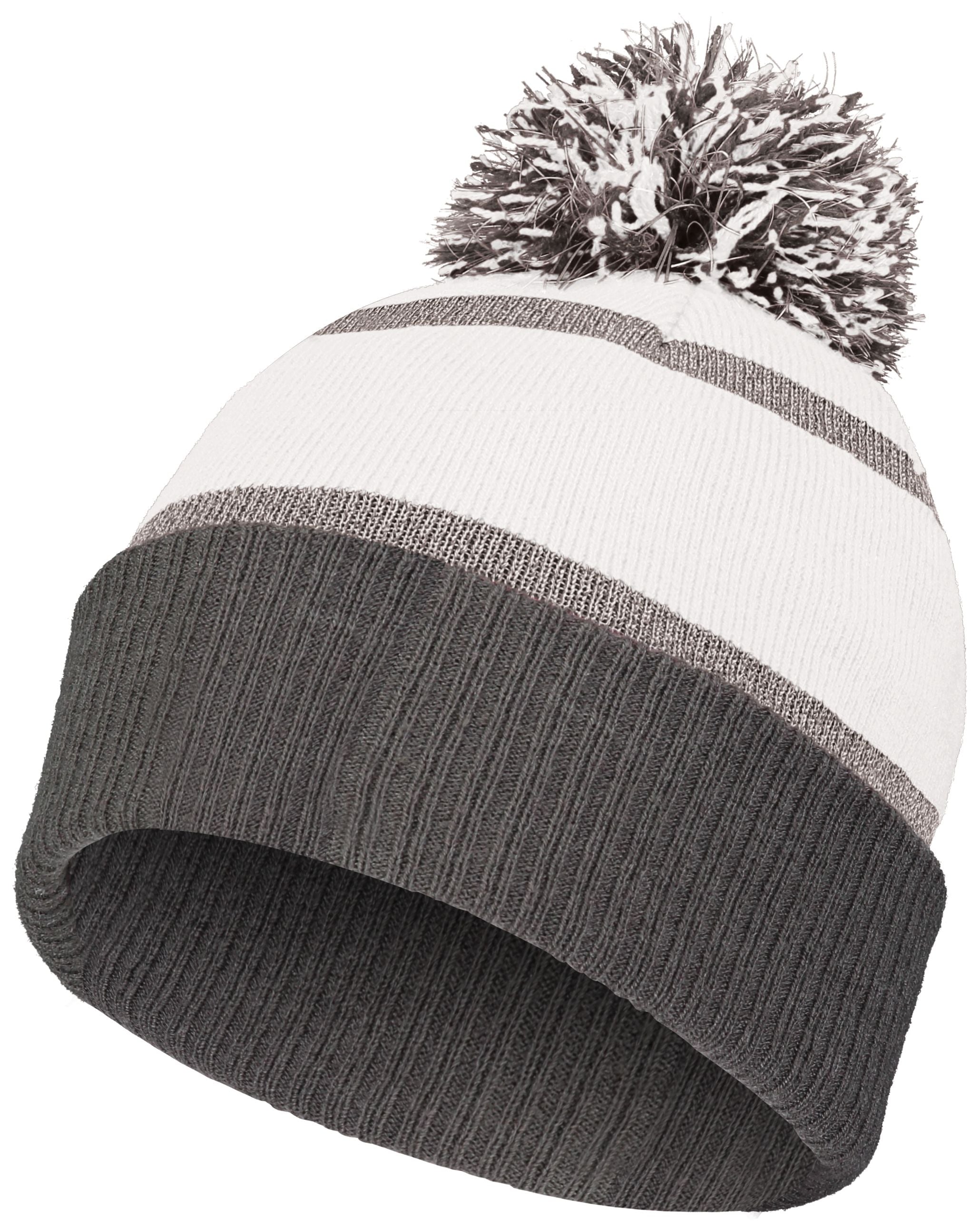 Holloway Reflective Beanie - White/Carbon