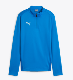 PUMA- Women's Team Goal 1/4 Zip Top - Electric Blue