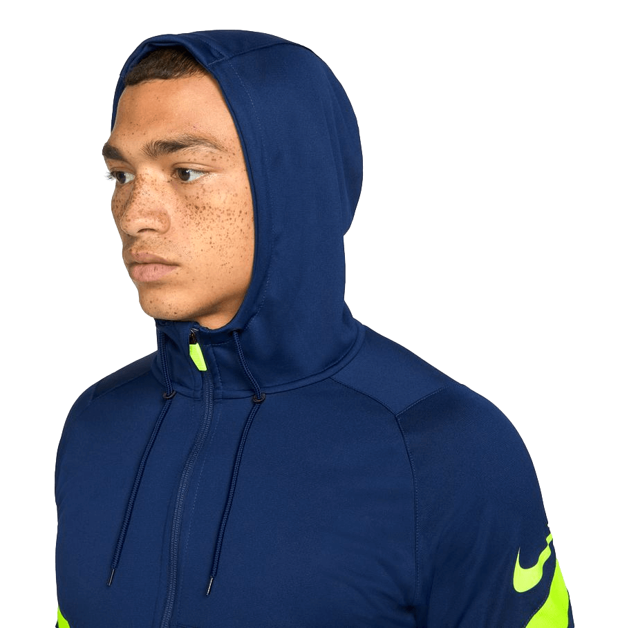 Nike Dri-FIT Strike Full Zip Hooded Jacket - Blue Nike Dri-FIT Strike Full Zip Hooded Jacket - Blue