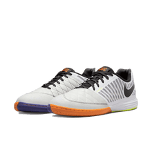 Nike Lunar Gato II Indoor Soccer Court Shoes - White / Grey