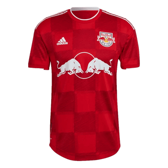 (ADID-H47830) Adidas New York Red Bulls 22/23 Authentic Away Jersey [Red]