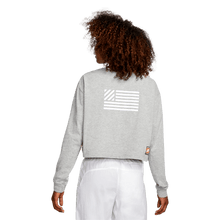 Nike USA Womens Cropped Long Sleeve Tee