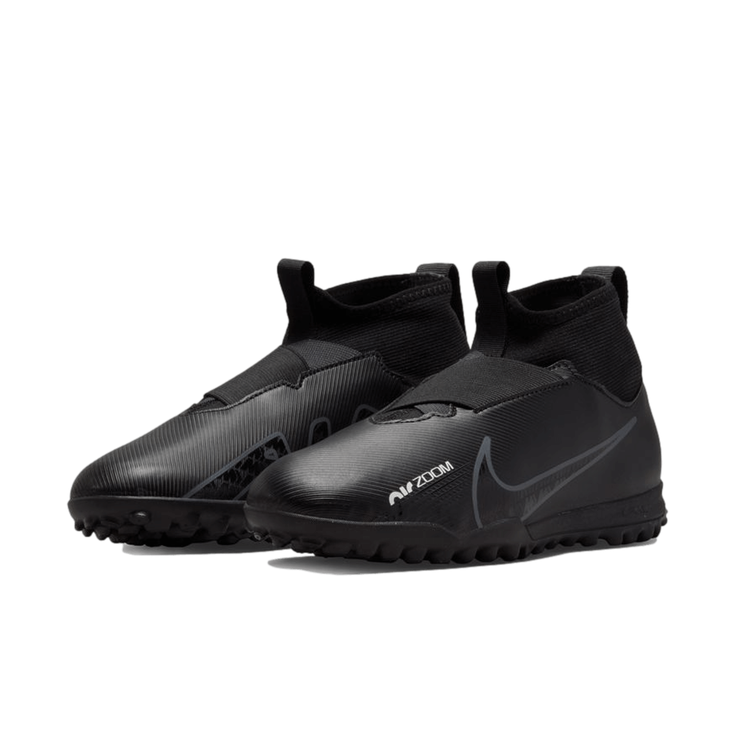 Nike Zoom Mercurial Superfly 9 Academy Youth Turf Shoes - Black