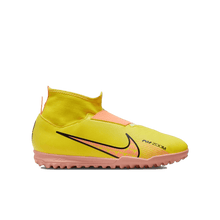 Nike Zoom Mercurial Superfly 9 Academy Youth Turf Soccer Shoes - Yellow