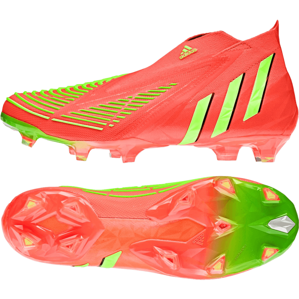 Adidas Predator Edge+ Firm Ground Soccer Cleats - Red