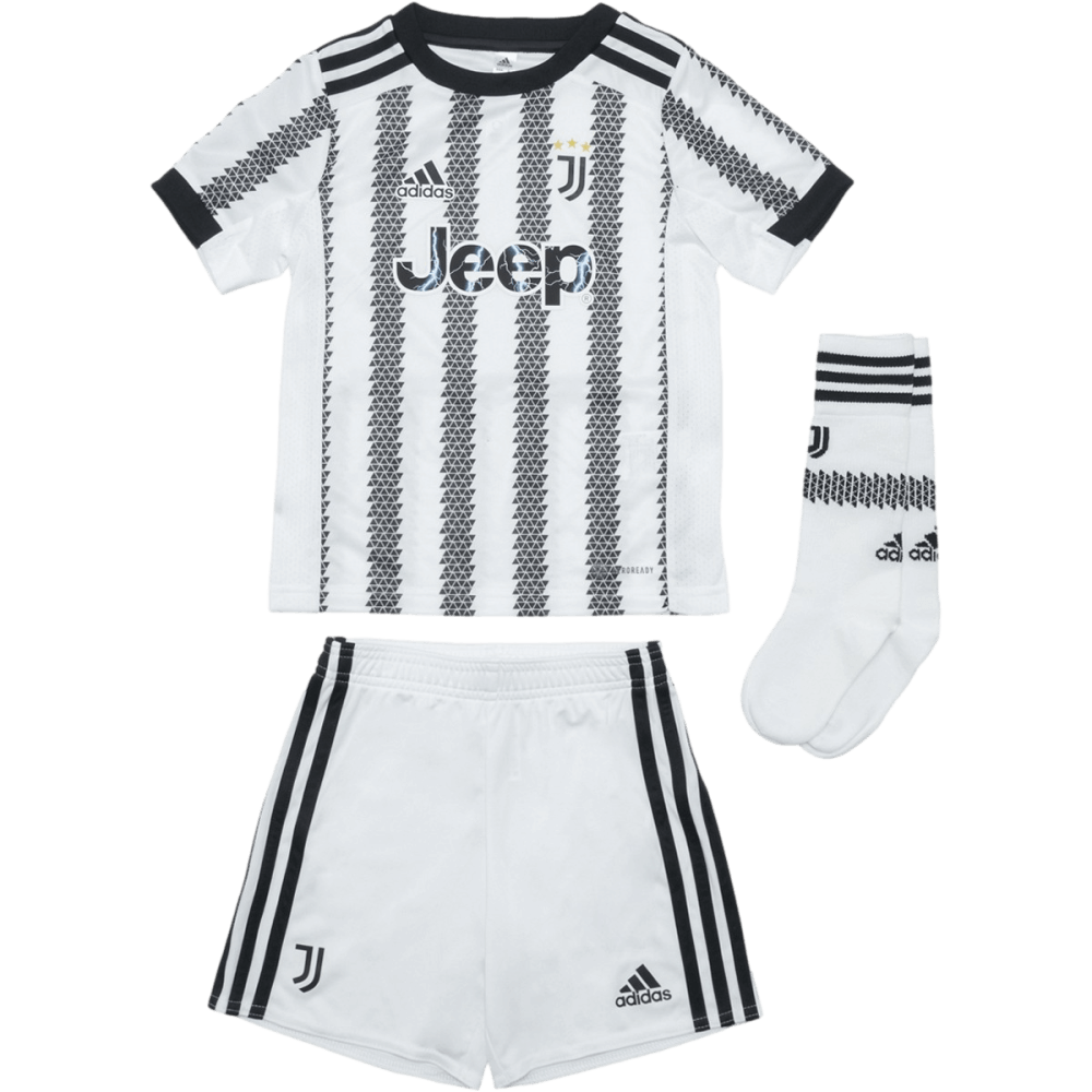 Adidas Juventus 22/23 Little Kids Home Mini Kit