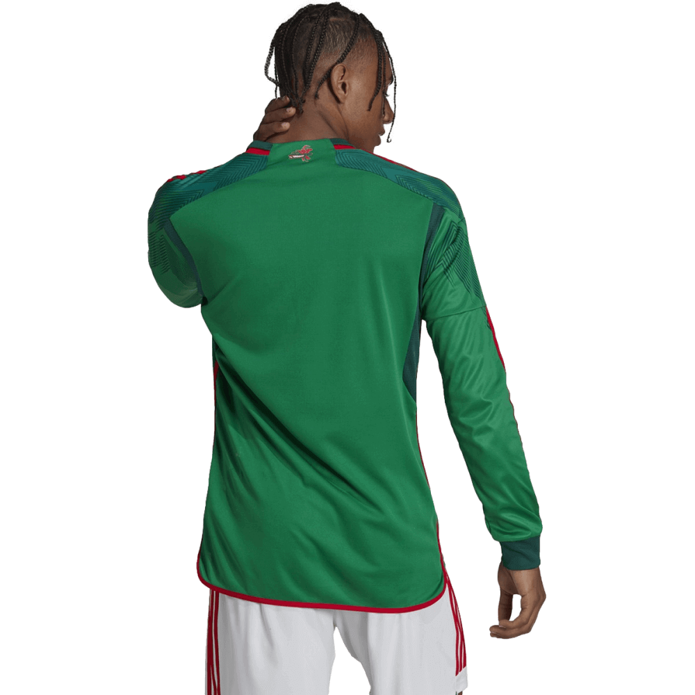 Adidas Mexico 2022 Long Sleeve Home Jersey