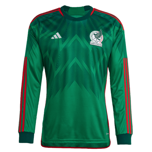 Adidas Camiseta de local de manga larga para la Copa Mundial Mexico 20