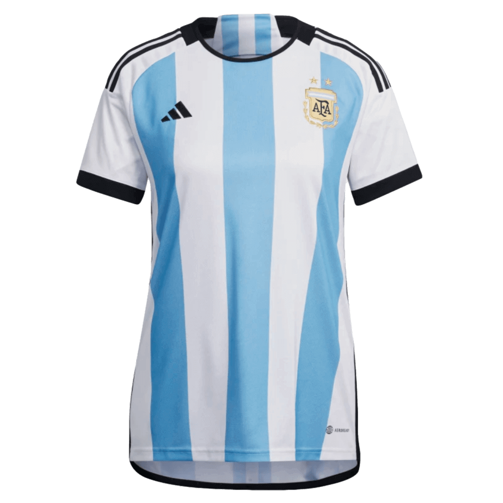 Adidas Women's Argentina 2022 Home Jersey - White / Blue