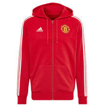 Adidas Manchester United 22/23 3-Stripe Full Zip Hoodie