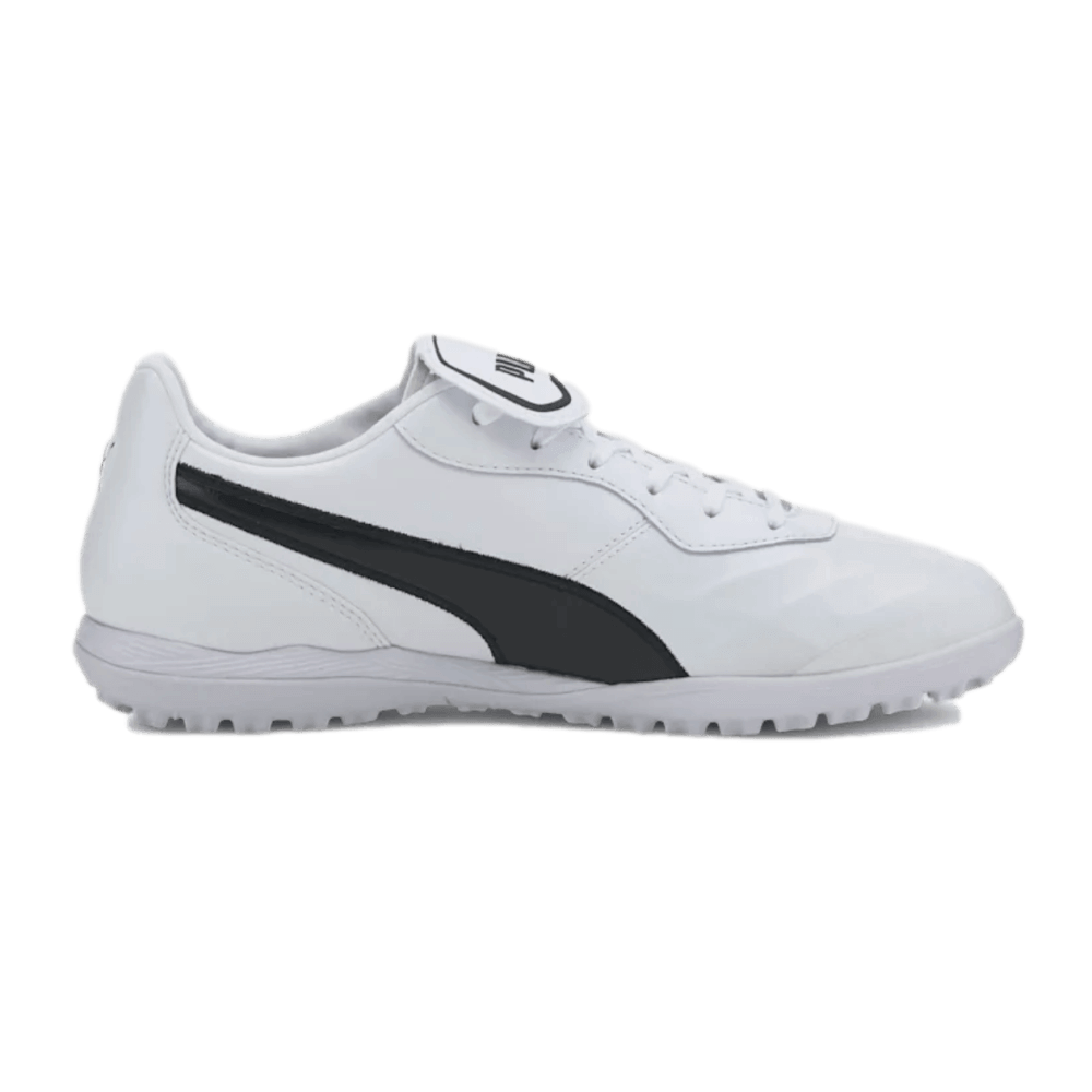 (PUMA-105734-02) Puma King Top Turf Soccer Shoe [white/black]
