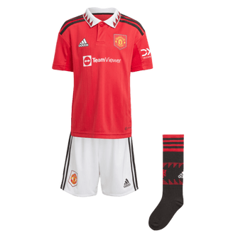 Adidas Manchester United 22/23 Little Kids Home Mini Kit