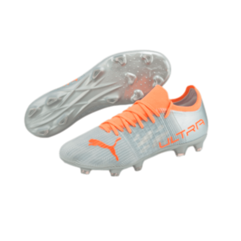 Puma Ultra 3.4 Firm Ground Soccer Cleats - Silver/Orange