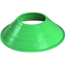 Conos de mini disco Kwik Goal (paquete de 25) [verde de alta visibilidad]