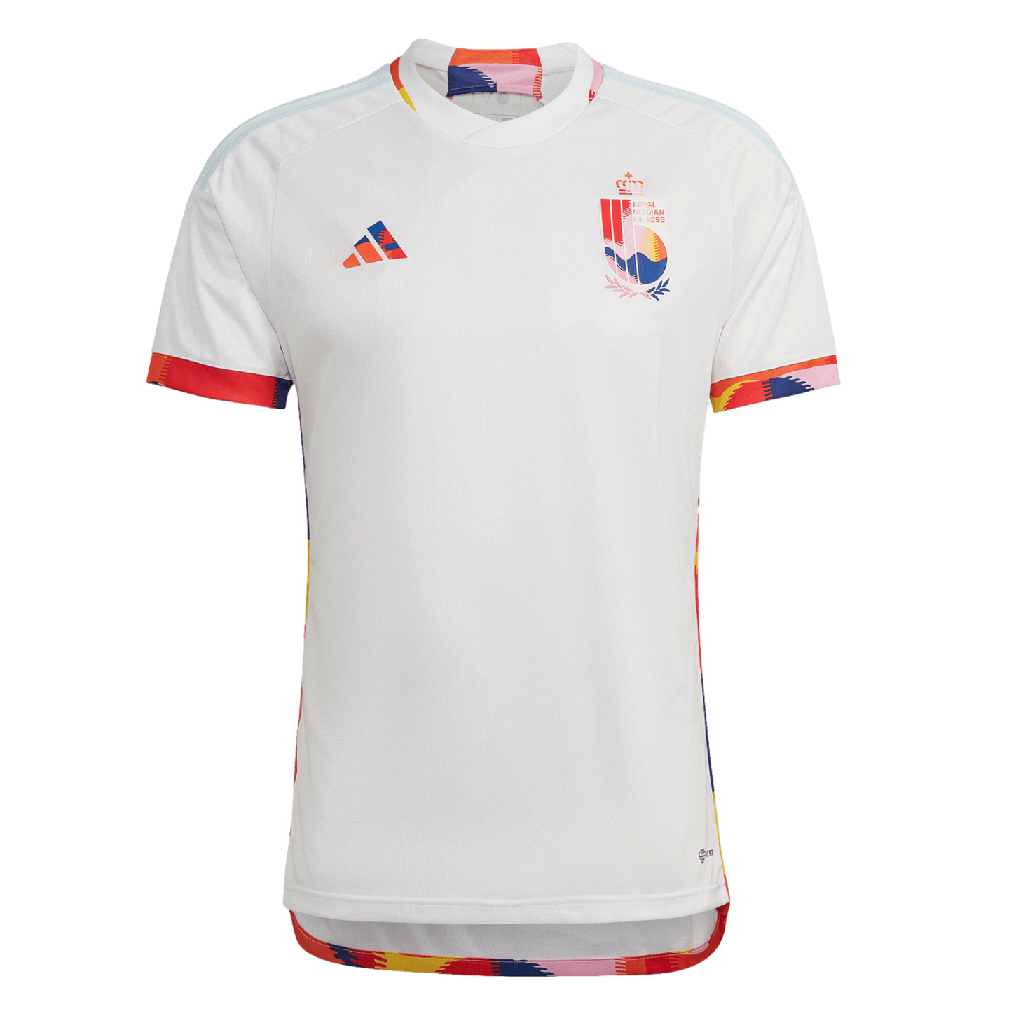 Adidas Men's Belgium 2022 Qatar World Cup Away Jersey - White / Multi
