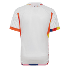 Adidas Youth Belgium 2022 Qatar World Cup Away Jersey - White / Multi
