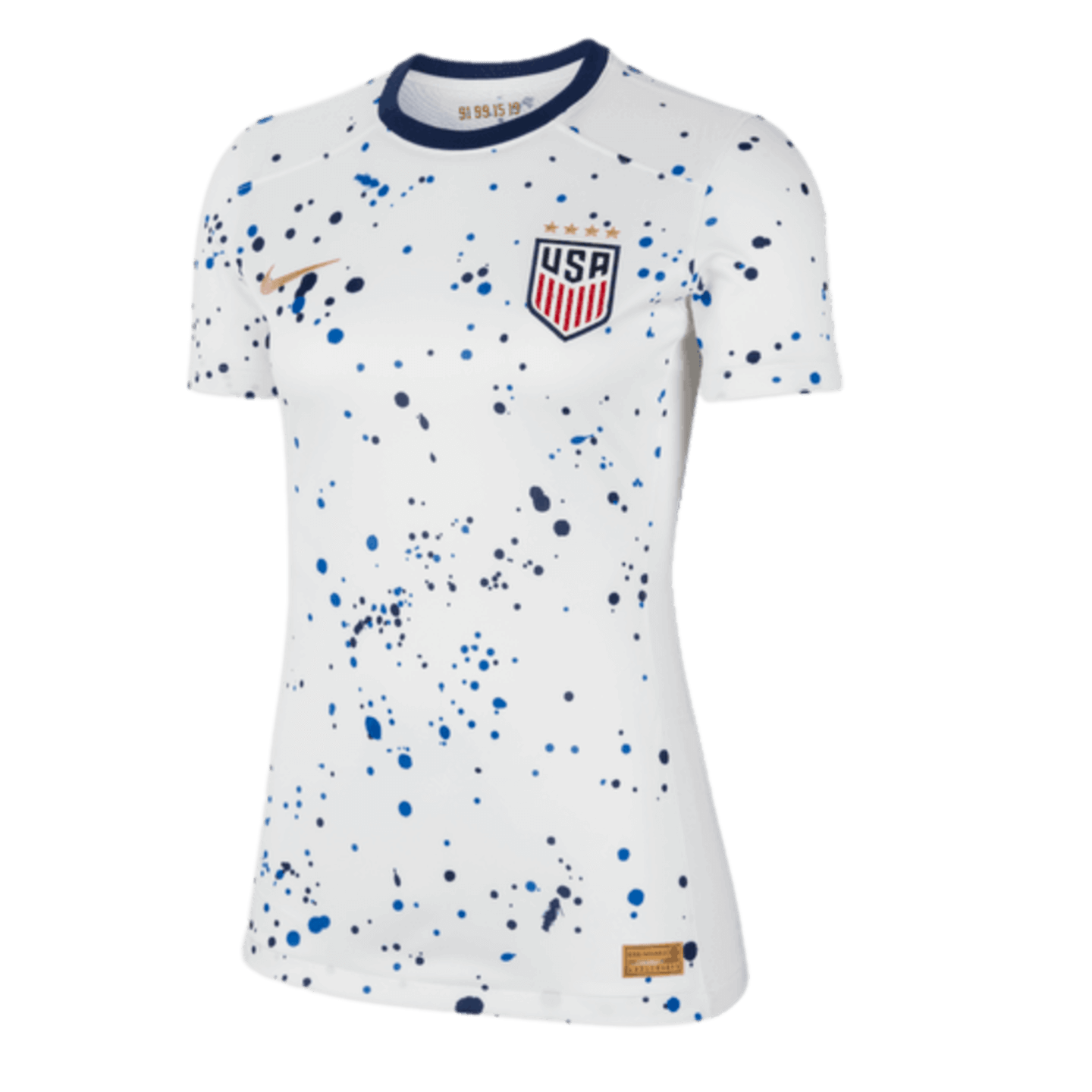 Camiseta de local Nike USA 2023 4 estrellas para mujer