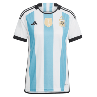 Adidas Argentina 2022 Womens 3-Star Winners Home Jersey