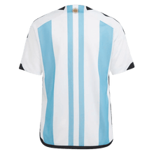 Adidas Argentina 2022 Youth 3-Star Winners Home Jersey