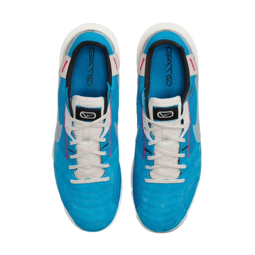 Nike Streetgato Indoor Soccer Court Shoes - Blue / White 