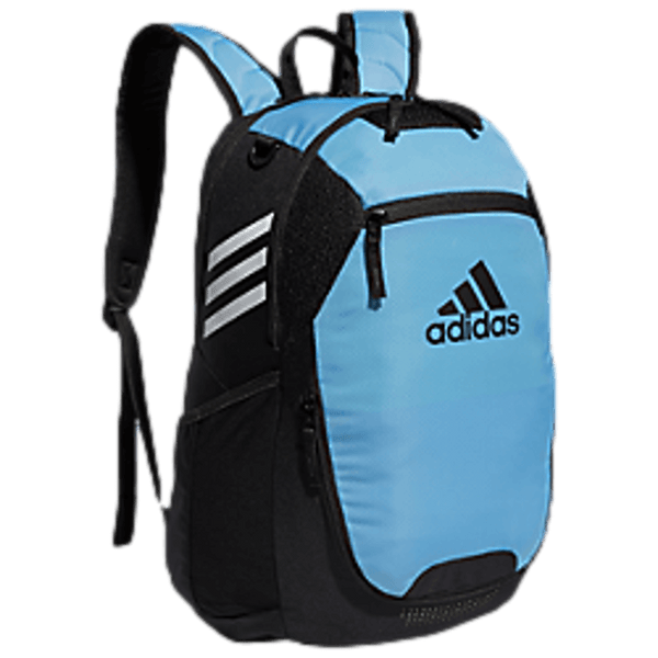 adidas excel iii backpack aqua Foundation Backpack, Stone Wash White/Blue Dawn/Semi Flash Blue, OSFA with a top adidas Stadium 3 Backpack (Royal)