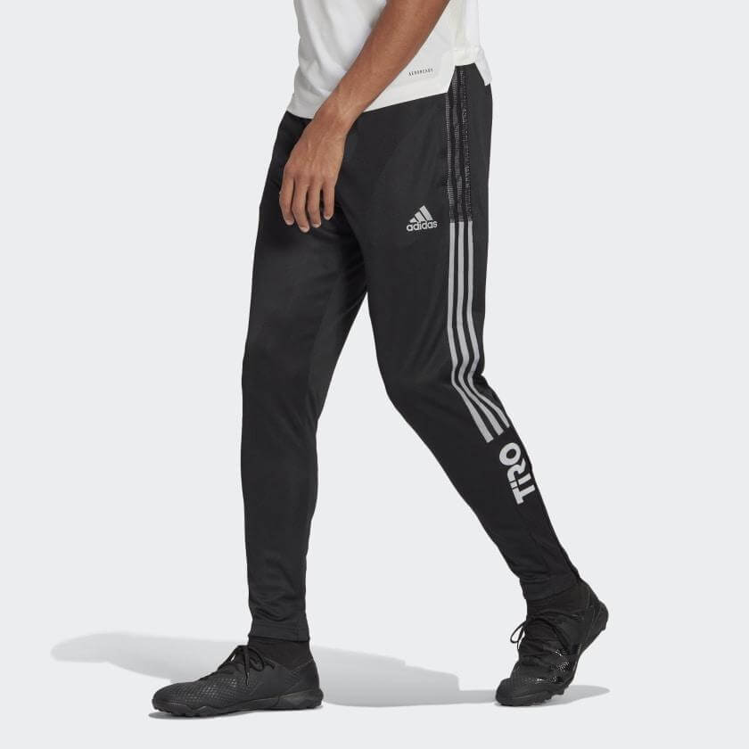 Adidas Tiro Reflective Wording Track Pants Black